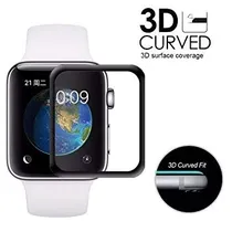 Película Vidro 3D Borda Preta para Apple Watch de 42MM