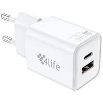 4LIFE FL9530 Acgw Cargador USB-C / USB-A 30W