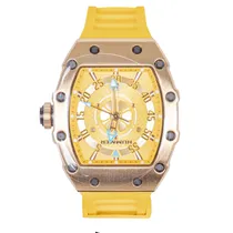 Relogio Masculino Analógico Hummer WH2-224364 Borracha - Preto