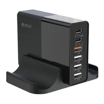 Cargador de Escritorio Multipuerto Extreme Speed Series (Ue, 80 W), Color Negro