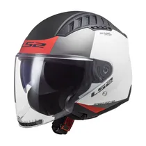LS2 Casco OF600 Copter II Urbane Blue/Red (T) L