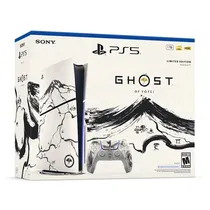Consola Sony Playstation 5 CFI-2000 1TB Slim Disk Bivolt Ghost Of Yotei - Black