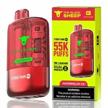 Vaper Descartável Black Sheep CTP 55K Puffs - Watermelon Ice