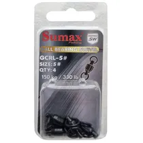 Sumax Pesca Accesorios Girador GCRL-5# C/5PCS Acero Inoxidable 150KG s/C