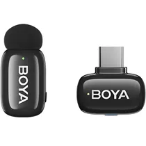 Microfone Sem Fio Boya MINI-17 USB-C - Preto (1TX+1RX) (Sem Estojo de Carga)