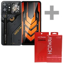 Celular Hotwav X100 Mecha Dual Sim de 128GB/6GB Ram de 6.75" 13MP/5MP - Cyber Black + Capinha + Película