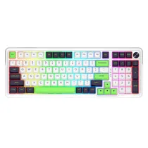 Teclado USB Redragon Eisa Max K686WBG RGB Mecânico com Fio Wired Bra