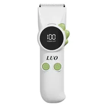 Aparador de Cabelo Luo LU-46017 para Bebê / com Acessorios / Recarregavel - Branco/Verde