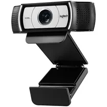 Webcam Logitech C930E Full HD USB com Zoom de 4X - Preta/Prata