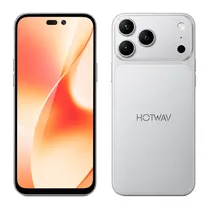 Smartphone Hotwav A18 Pro Max 128GB 4GB Ram Dual Sim Pantalla 6.65" - Silver