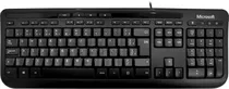 Teclado com Fio Microsoft 600 ANB-00005 Preto (Português)
