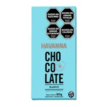 Chocolate Havanna Blanco Barra 80G 000105**