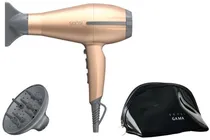 Secador Ga.Ma Tempo 5D Sensi Dourado 220V + Bolsa Luxury