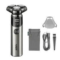 Barbeador VGR V-321 com Visor LCD Cinza/Preto 083217