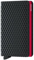 Carteira para Cartão Secrid Slimwallet- Scu Cubic Black Red