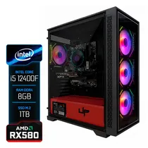 PC Up Montado i5 12400F/ 8GB/ RX580 8GB/ M.2 1TB/ 580W Gabinete RGB