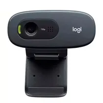Webcam Logitech C270 HD 720P 30 FPS Microfone Integrado 960-000694 - Preto