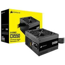 Fonte de Alimentação Corsair CX550 550W ATX / Não Modular / 80 Plus Bronze - CP-9020277-Na