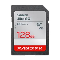 Tarjeta de Memoria SD Sandisk Ultra Go U1 FHD V10 Class 10 128GB - SDSDUGN-128G-GN6IN