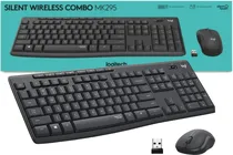 Kit Teclado+Mouse Wireless 2.4G Logitech MK295 Silent Graphite Español 920-009792