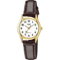 Relógio Casio LTP-1094Q-7B5RDF Analógico Feminino - Branco/Dourado/Marrom