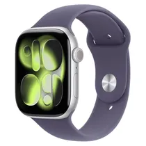 Apple Watch Series 11 MEU64LW/A Caixa Alumínio 42MM Prateado - Esportiva Roxo Névoa s/M