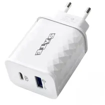 Cargador Satellite A-CC2001 USB-A/USB-C - Blanco
