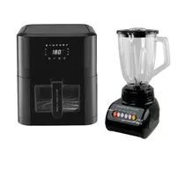 Foxbox Kit Freidora Airfryer AERIS-8000-NV 110V + Licuadora MO-LC56 220V