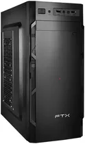 Gabinete FTX FTX3135 ATX/M-ATX/USB/Aux + Fonte 500WATTS Bivolt - Preto