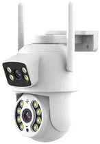 Câmera de Segurança Satellite A-CAM8010D 6MP Wi-Fi - Branco
