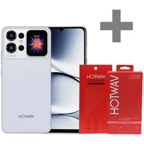Celular Hotwav X100 Se Dual Sim de 64GB/4GB Ram de 6.75" 13MP/5MP - Pearl White + Capinha + Película