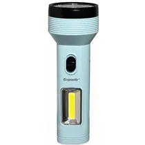 Lanterna Ecopower EP-8020 Con Luz LED Bivolt - Azul Claro/Preto