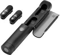 Microfone Sem Fio Boya Magic - 02 USB-C Lightning - Preto