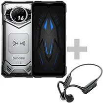 Celular Doogee S200 Vip 12GB de Ram / 256GB / Tela 6.72" / Dual Sim Lte - Mecha Prata (Global)