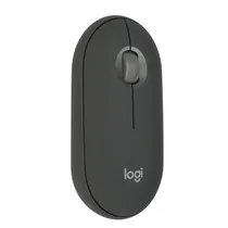 Mouse Sem Fio Logitech Pebble 2 M350S, Bluetooth, Pilha Inclusa, com Clique Silencioso, Grafite - 910-007049