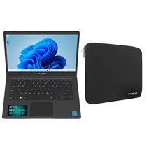 Notebook FTX N14-C2564IN 14.1" Intel Celeron N4020 4 GB 256 GB SSD - Cinza + Capa