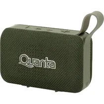 Mini Speaker Quanta Soundwave QTSPS80 / 8W / 2200MAH / USB / Aux / Bluetooth / A Prova D'Água - Verde