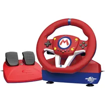 Volante de Corrida Hori Mario Kart Racing Wheel Pro Mini NSX-122U para Nintendo Switch 2 - Vermelho/Azul
