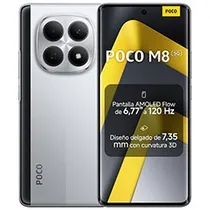 Celular Xiaomi Poco M8 5G 8GB de Ram / 512GB / Tela 6.77" / Dual Sim 5G - Prata (Global)