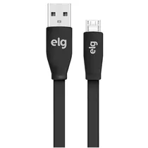 Cabo Micro-USB Elg EC510PT 1,25M 4FT Preto