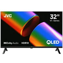 TV Smart JVC LT-32KM1584 32" HD / Qled / Google TV - Preto