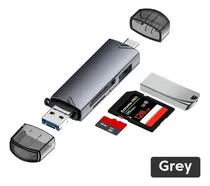 Adap Multifuncion USB-C/USB-A Leitor de Cartoes D-398