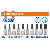Jogo de Soquetes Allen / Torx Wadfow WST1412 – 10 Peças