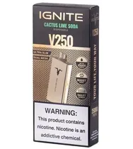 Ignite V250 Gold Cactus Lime Soda