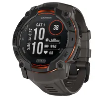 Smartwatch Garmin Instinct 3 Solar 010-02935-00 com 50MM / 10 Atm / Bluetooth - Black