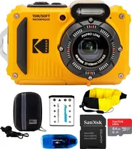Camara Kodak Pixpro WPZ2 Bundle (2 Bat + Mem 16GB) Yellow