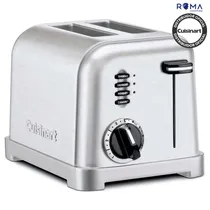 Torradeira Cuisinart CPT-160BRB Clássica Metal 2 Fatias 6 Níveis 220V Inox