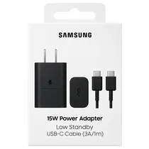 Carregador Samsung USB-C 15W EP-T1510XBEGCA - Black