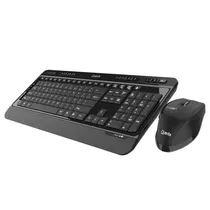 Kit Teclado Quanta + Mouse Wireless QTKTM1600 2.4GHZ (Portugues) - Preto