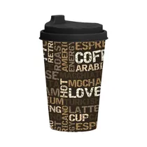 Vaso de Café Herevin Coffee 161912-008 340ML Negro - Marrón